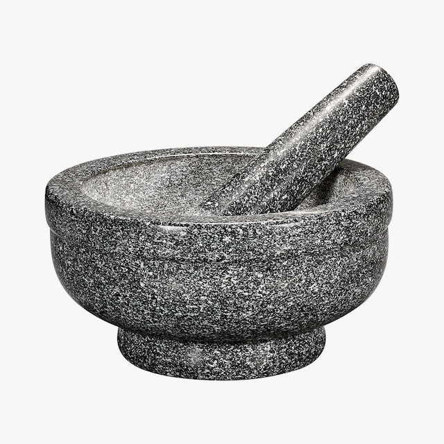 Morter granit m/støder GIANT Ø21cm