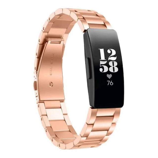 Armbånd rustfrit stål Fitbit Inspire 3 - Rose