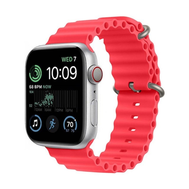 RIB Sport Armbånd Apple Watch SE 2022 (40mm) - Rød