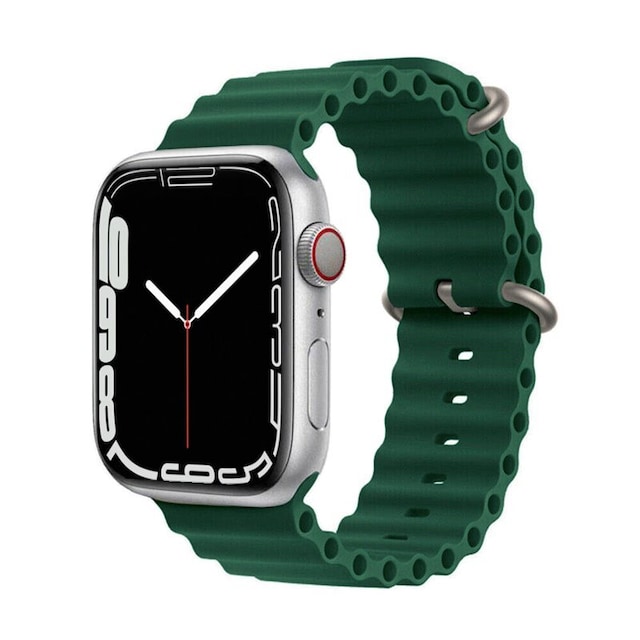 RIB Sport Armbånd Apple Watch 7 (45mm) - Army