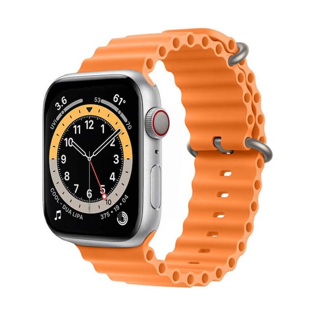 RIB Sport Armbånd Apple Watch 6 (40mm) - Orange