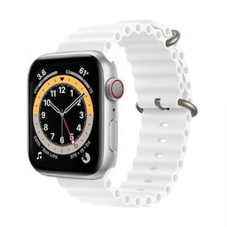 RIB Sport Armbånd Apple Watch 6 (44mm) - Hvid