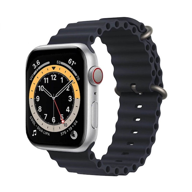 RIB Sport Armbånd Apple Watch 6 (40mm) - Sort