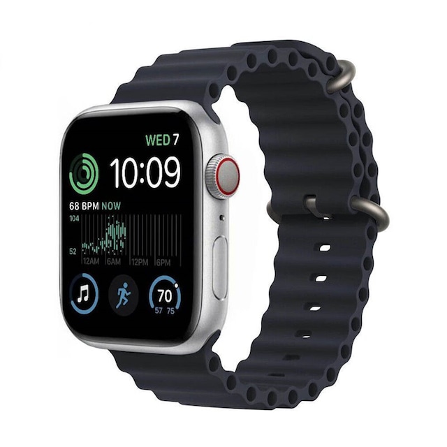 RIB Sport Armbånd Apple Watch SE 2022 (40mm) - Midnight