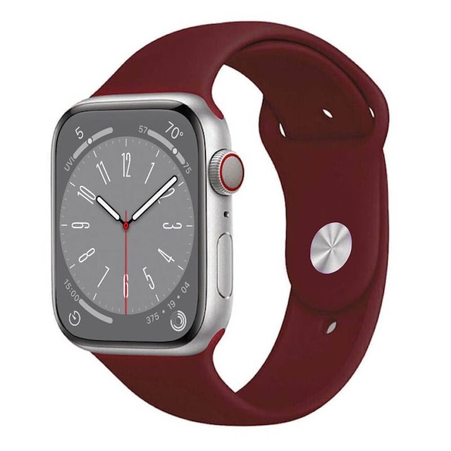 Sport Armbånd Apple Watch 8 (45mm) - Wine red