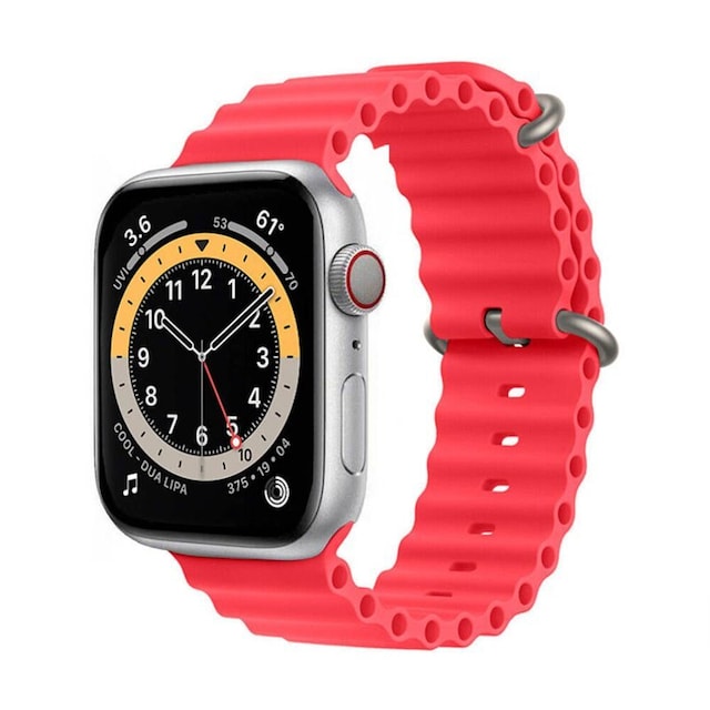 RIB Sport Armbånd Apple Watch 6 (40mm) - Rød