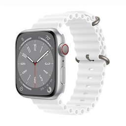 RIB Sport Armbånd Apple Watch 8 (41mm) - Hvid