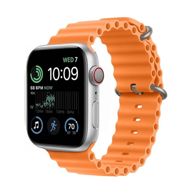 RIB Sport Armbånd Apple Watch SE 2022 (40mm) - Orange