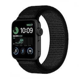 Nyon Armbånd Apple Watch SE 2022 (40mm) - Dark black