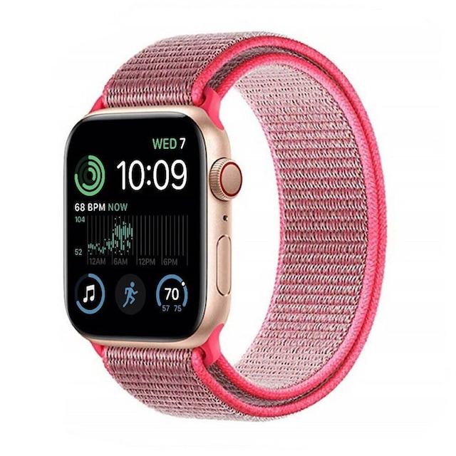 Nyon Armbånd Apple Watch SE 2022 (44mm) - Hot pink