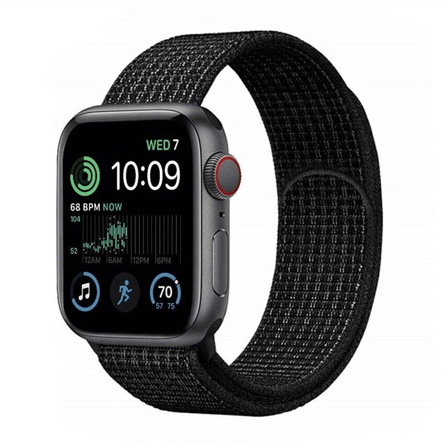 Nyon Armbånd Apple Watch SE 2022 (44mm) - Black/white