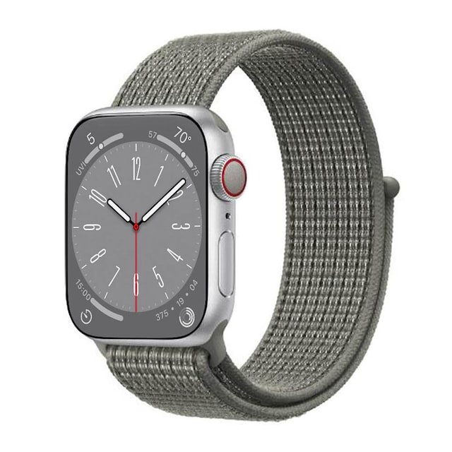 Nyon Armbånd Apple Watch 8 (45mm) - Spuce Fog