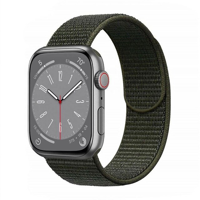 Nyon Armbånd Apple Watch 8 (45mm) - Military Khaki