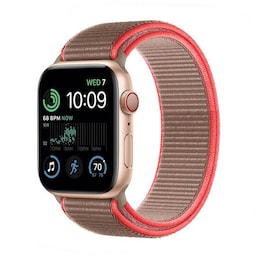 Nyon Armbånd Apple Watch SE 2022 (40mm) - Neon pink