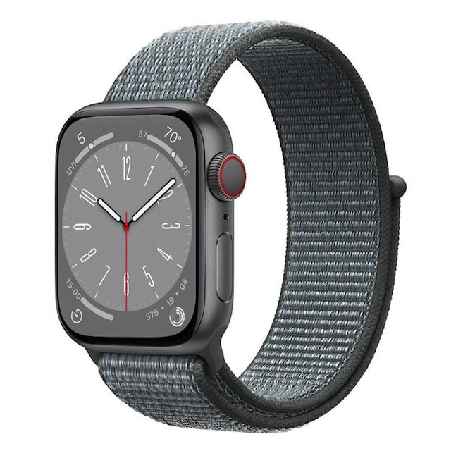Nyon Armbånd Apple Watch 8 (41mm) - Storm Grey