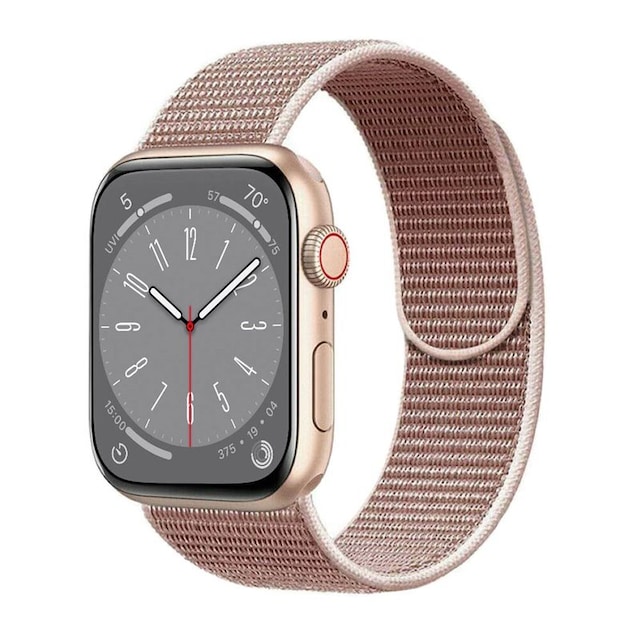 Nyon Armbånd Apple Watch 8 (41mm) - Rose pink