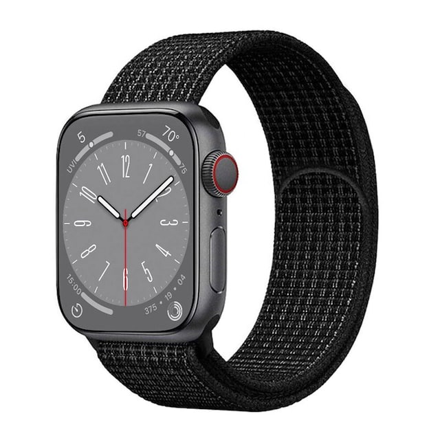 Nyon Armbånd Apple Watch 8 (41mm) - Black/white