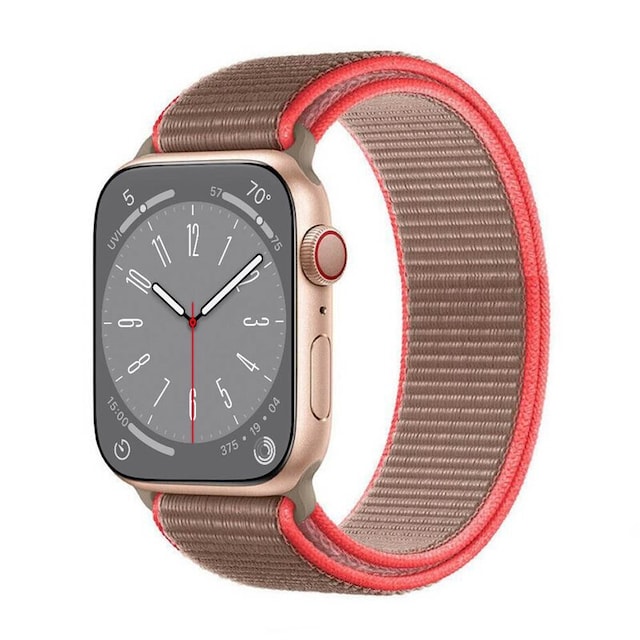 Nyon Armbånd Apple Watch 8 (45mm) - Neon pink