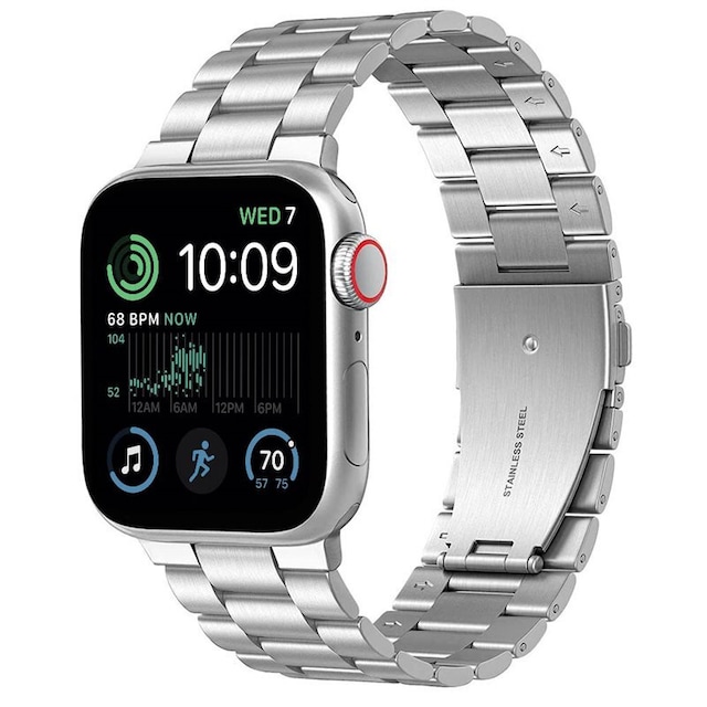 Armbånd Rustfrit stål Apple Watch SE 2022 (40mm) - Sølv