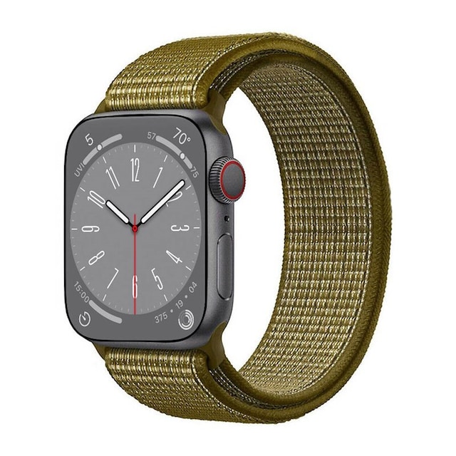 Nyon Armbånd Apple Watch 8 (41mm) - Olive flak