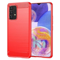 Børstet silikone cover Samsung Galaxy A23 5G - Orange