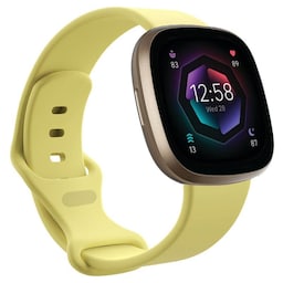 Sport Armbånd til Fitbit Sense 2 - Creamy Yellow