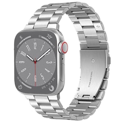 Armbånd Rustfrit stål Apple Watch 8 (45mm) - Sølv