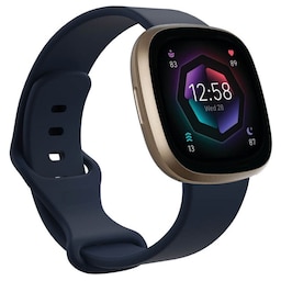 Sport Armbånd til Fitbit Sense 2 - Mørkeblå