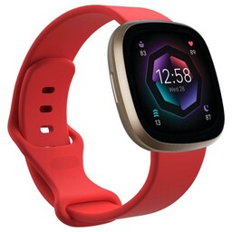 Sport Armbånd til Fitbit Sense 2 - Rød