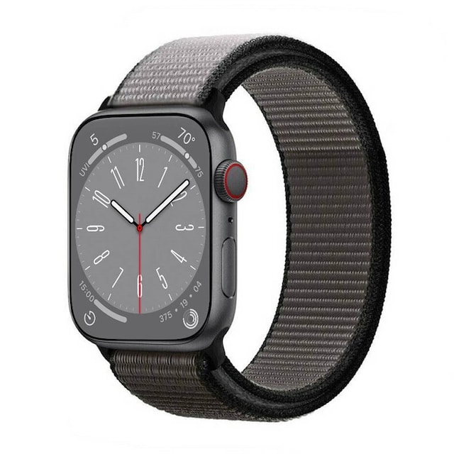 Nyon Armbånd Apple Watch 8 (45mm) - Anchor grey