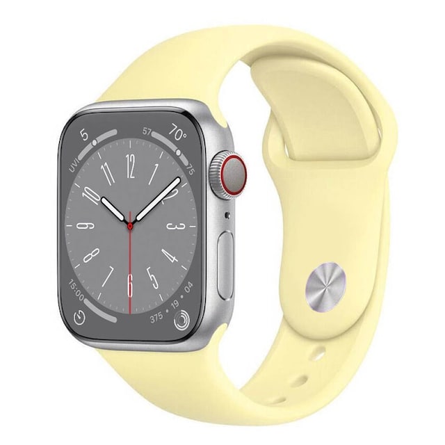 Sport Armbånd Apple Watch 8 (41mm) - Light yellow