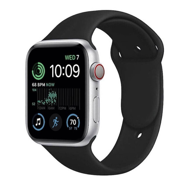 Sport Armbånd Apple Watch SE 2022 (44mm) - Black