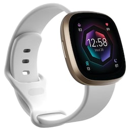 Sport Armbånd til Fitbit Sense 2 - Hvid