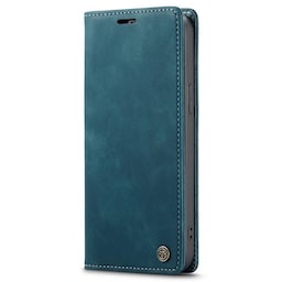 CASEME Retro tegnebog taske til iPhone 14 Plus - Blå