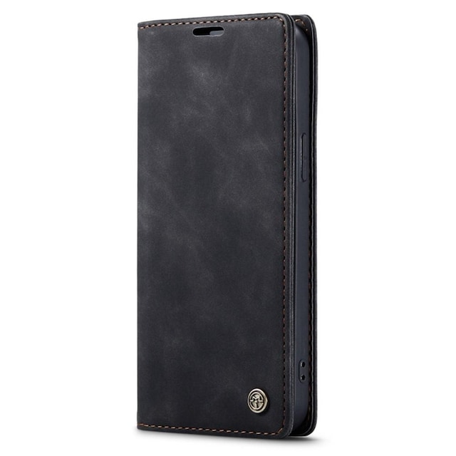 CASEME Retro tegnebog taske til iPhone 14 Pro Max - Sort