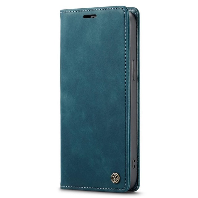CASEME Retro tegnebog taske til iPhone 14 - Blå