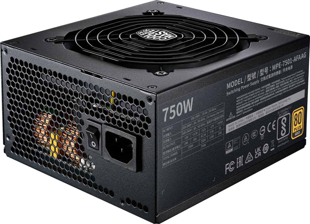 Cooler Master MWE Gold V2 ATX 3.1 750W strømforsyning