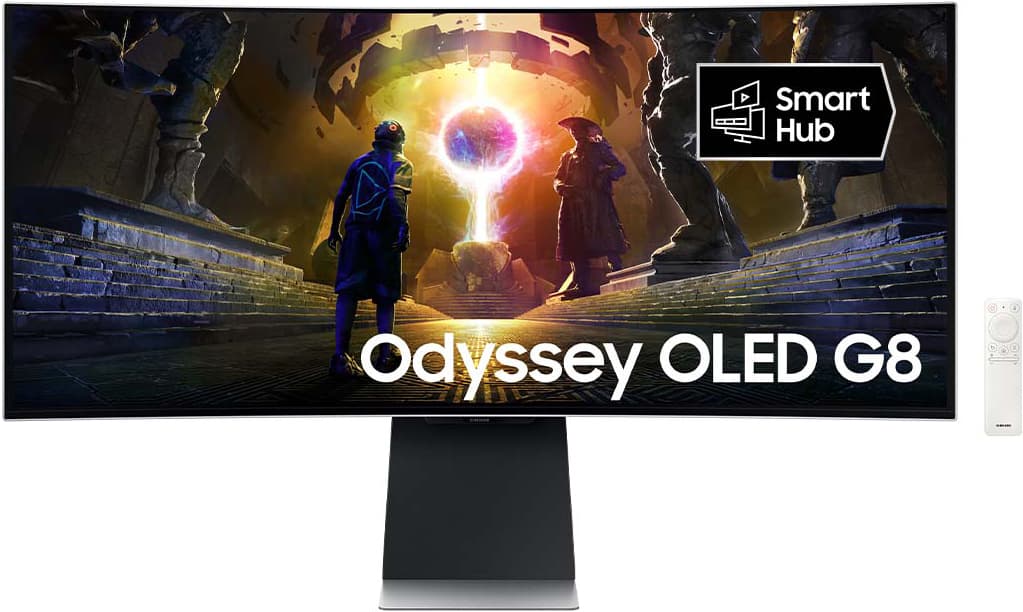 Samsung Odyssey G8 S34DG850S 34" buet OLED-skærm