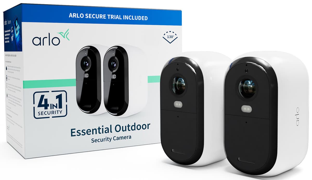 Arlo Essential FHD sikkerhedskamera (2-pakke)