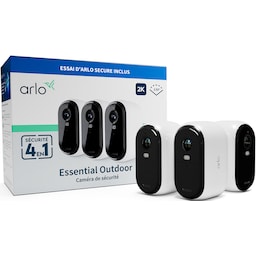 Arlo Essential 2K sikkerhedskamera (3-pakke)