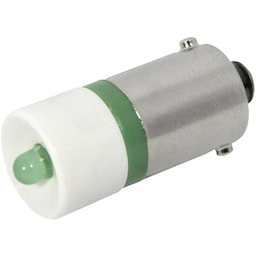 CML LED-signallampe BA9s Grøn 12 V/DC, 12 V/AC 2400 mcd