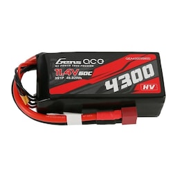 3s  4300mAh - 60C - Gens Ace HV Deans