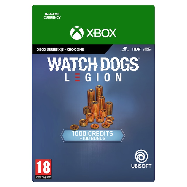 Watch Dogs®: Legion Credits Pack (1100 Credits) - XBOX One,Xbox Series