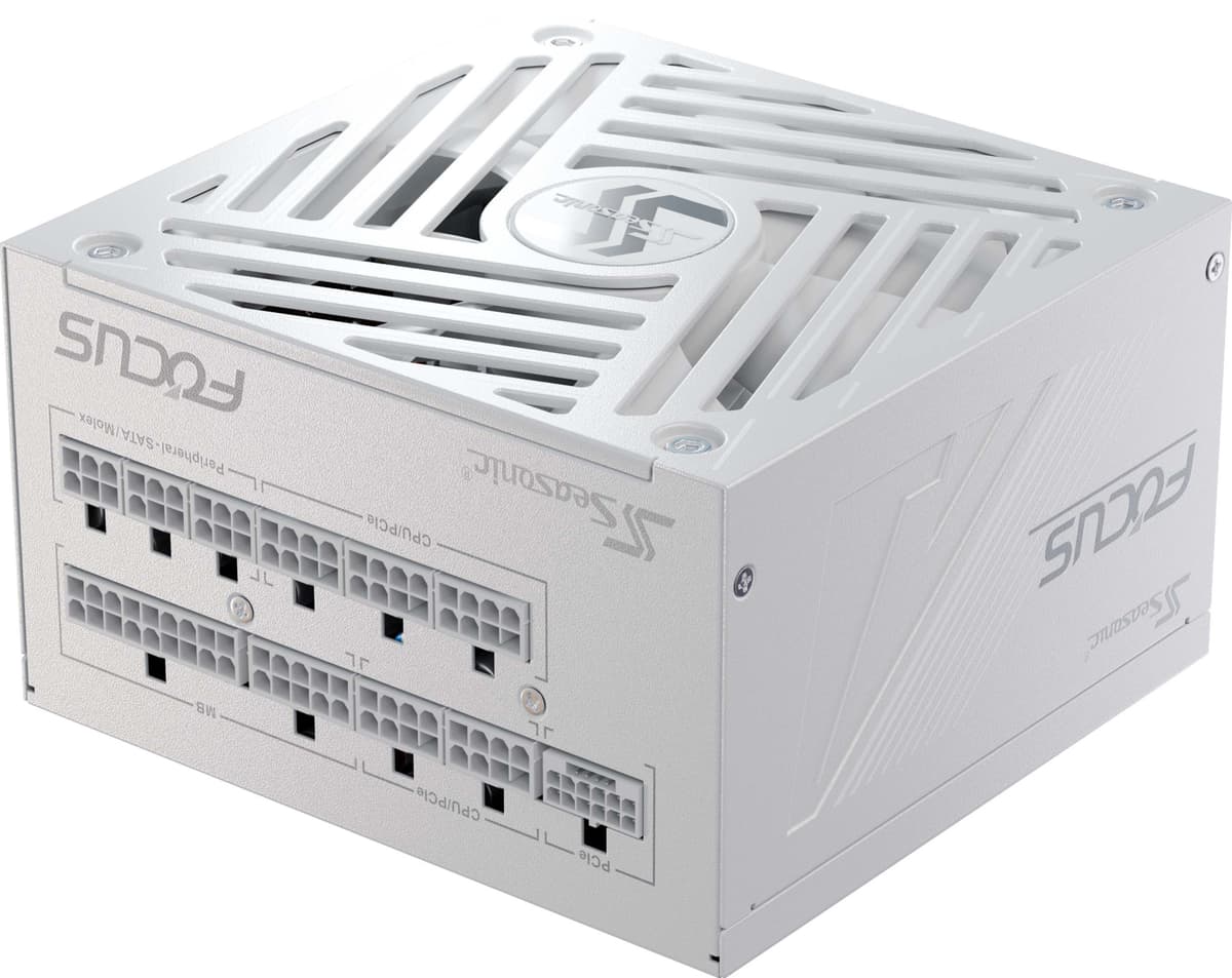 Seasonic FOCUS GX-1000 (ATX 3) WHITE 1.000W strømforsyning