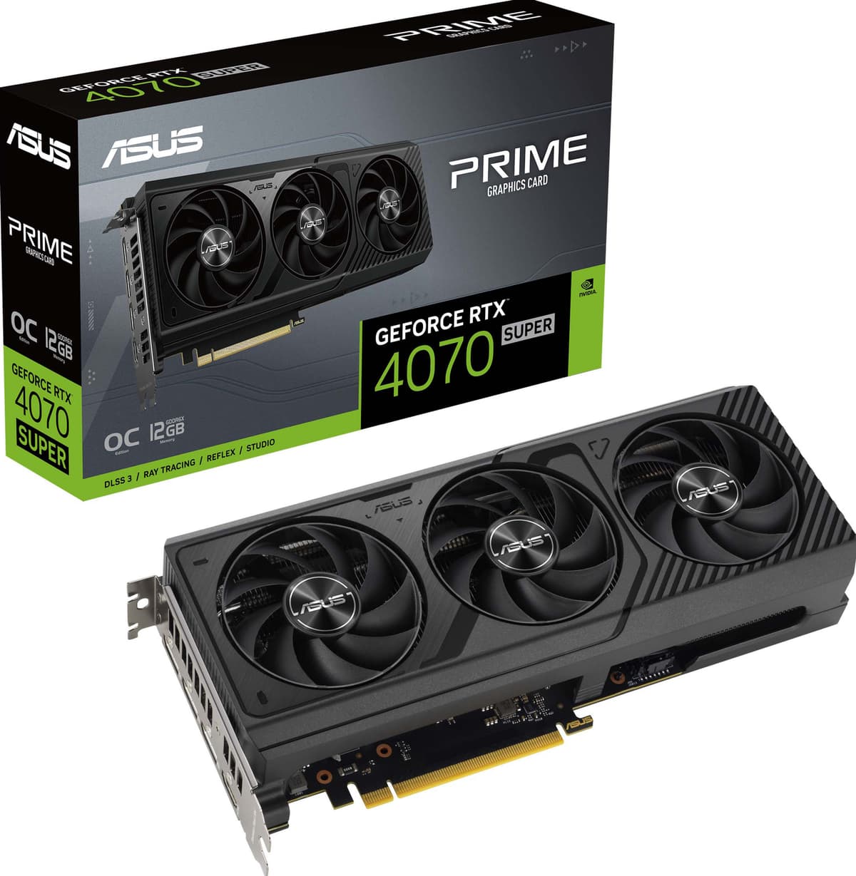 ASUS PRIME RTX 4070S O12G graphics card