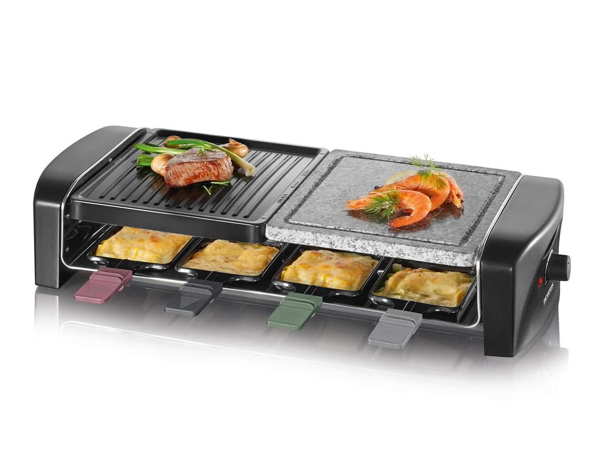 Severin Raclette 1400 watt Sort