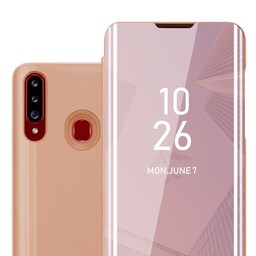 Samsung Galaxy A20s Pungetui Cover Case (Lyserød)