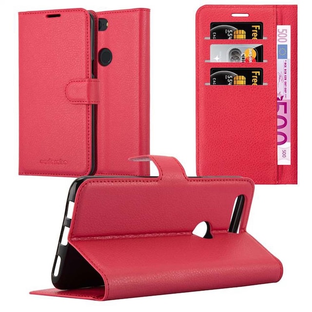 OnePlus 5T Pungetui Cover Case (Rød)