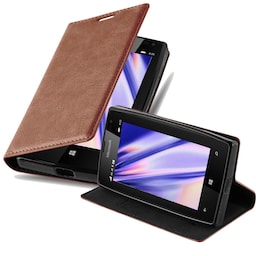 Cover Nokia Lumia 435 Etui Case (Brun)