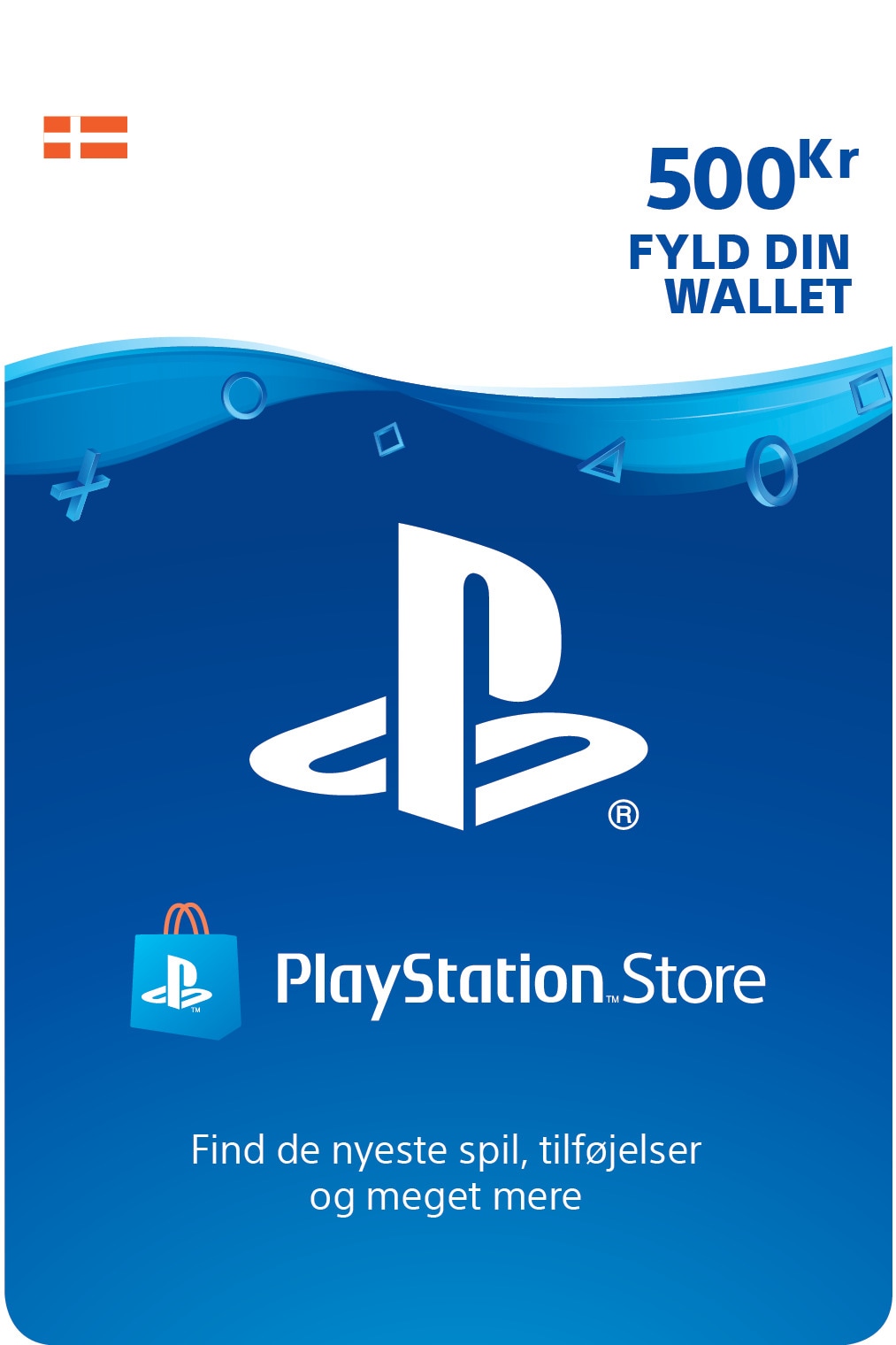 PlayStation Store PSN gavekort 500 DKK | Elgiganten